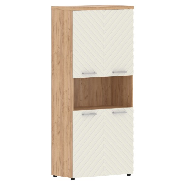 Шкаф с комплектами малых дверей и топом TLHC 85.4 856х450х1968 TORR LUX в Салехарде 