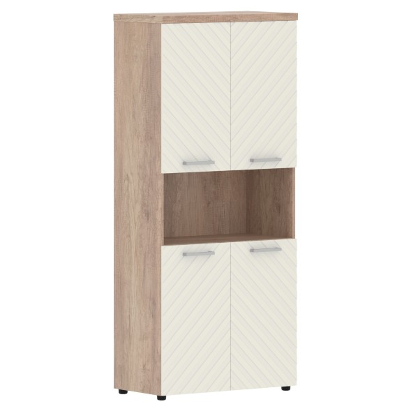 Шкаф с комплектами малых дверей и топом TLHC 85.4 856х450х1968 TORR LUX в Салехарде 