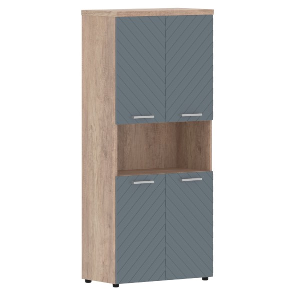 Шкаф с комплектами малых дверей и топом TLHC 85.4 856х450х1968 TORR LUX в Салехарде 