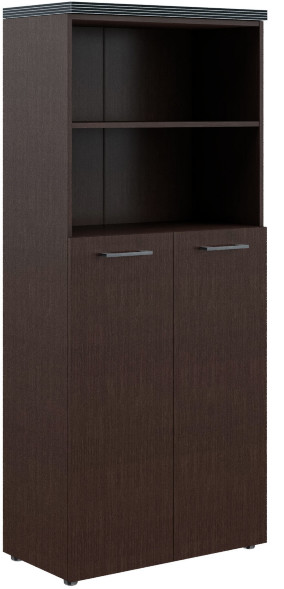 Шкаф с глухими средними дверьми и топом THC 85.6 Венге Магия 854х452х1968 в Салехарде 