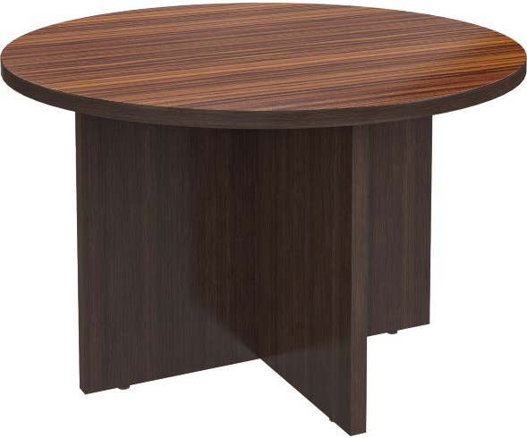 Стол для заседаний круглый MCT 120 Макассар/Венге Магия 1200х1200х750 в Салехарде 