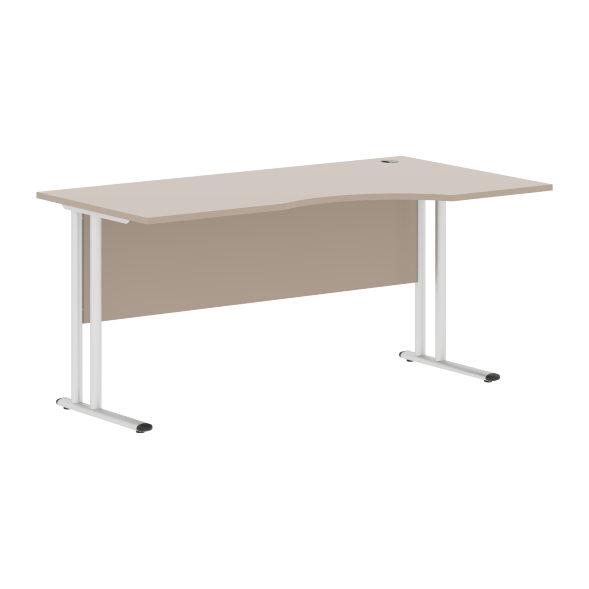 Стол эргономичный СА-1M(R) Клен*/серебро 1600х900х755 IMAGO-M в Салехарде 