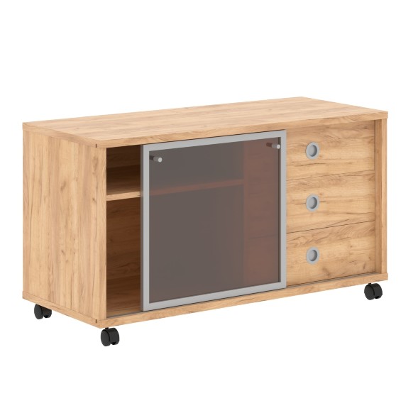 Тумба мобильная с дверью купе B 202.2A 1200х500х660 BORN в Салехарде 