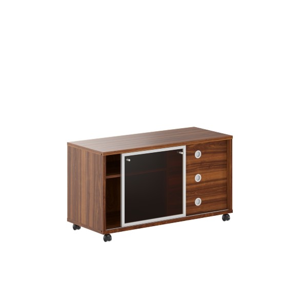 Тумба мобильная с дверью купе B 202.2A 1200х500х660 BORN в Салехарде 