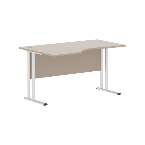 Стол эргономичный СА-2M(L) Клен*/серебро 1400х900х755 IMAGO-M в Салехарде 