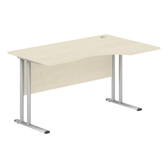 Стол эргономичный СА-2M(R) Клен*/серебро 1400х900х755 IMAGO-M в Салехарде 