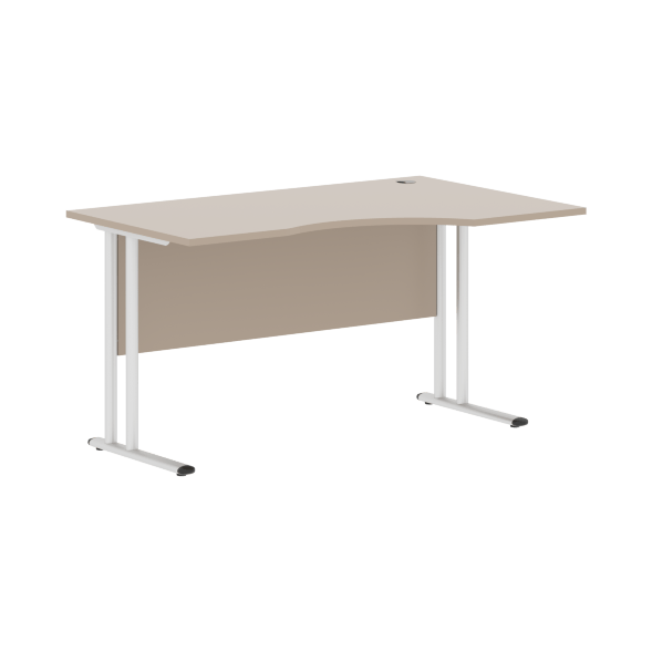 Стол эргономичный СА-2M(R) Клен*/серебро 1400х900х755 IMAGO-M в Салехарде 