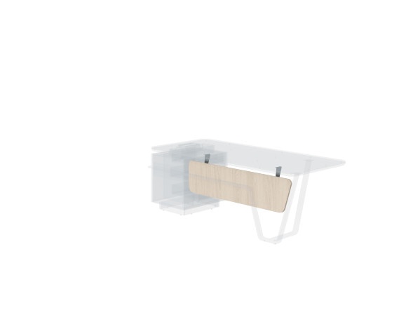 Стенка передняя СФ-577601 Дуб светлый/Белый премиум 1413х19х340 LINE в Салехарде 