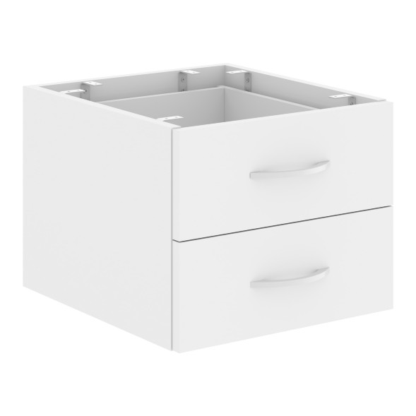 Тумба подвесная дву ящичная СРС-2V.1 407х448х325 IMAGO PLUS в Салехарде 