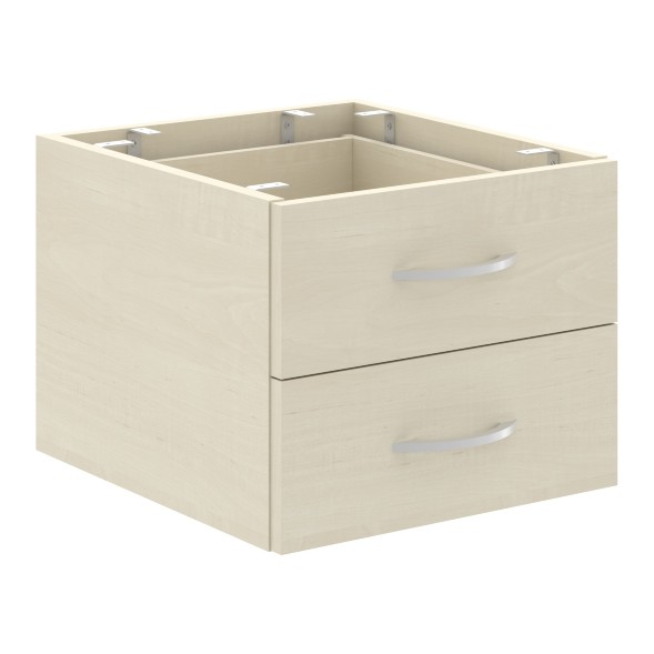 Тумба подвесная дву ящичная СРС-2V.1 407х448х325 IMAGO PLUS в Салехарде 