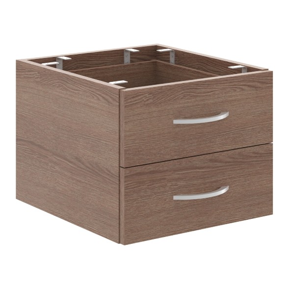 Тумба подвесная дву ящичная СРС-2V.1 407х448х325 IMAGO PLUS в Салехарде 