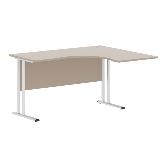 Стол эргономичный СА-3M(R) Клен*/серебро 1400х1200х755 IMAGO-M в Салехарде 