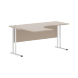 Стол эргономичный СА-4M(L) Клен*/серебро 1600х1200х755 IMAGO-M в Салехарде 