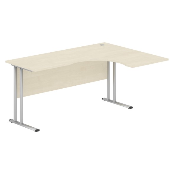 Стол эргономичный СА-4M(R) Клен*/серебро 1600х1200х755 IMAGO-M в Салехарде 