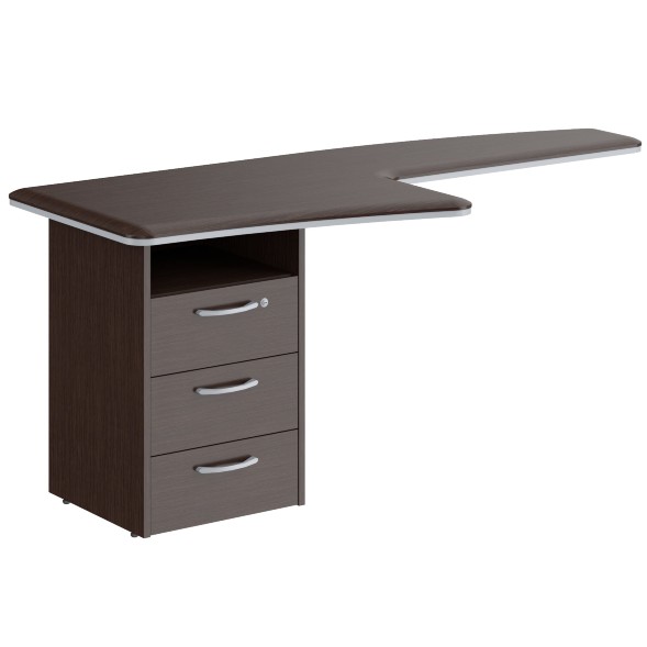 Брифинг-приставка с тумбой DB 1880.A(L) 1800х800х750 DIONI в Салехарде 