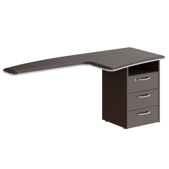 Брифинг-приставка с тумбой DB 1880.A(R) 1800х800х750 DIONI в Салехарде 