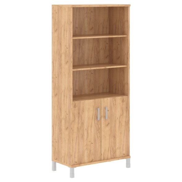 Шкаф высокий с глухими малыми дверьми B 430.2 900х450х2054 BORN в Салехарде 