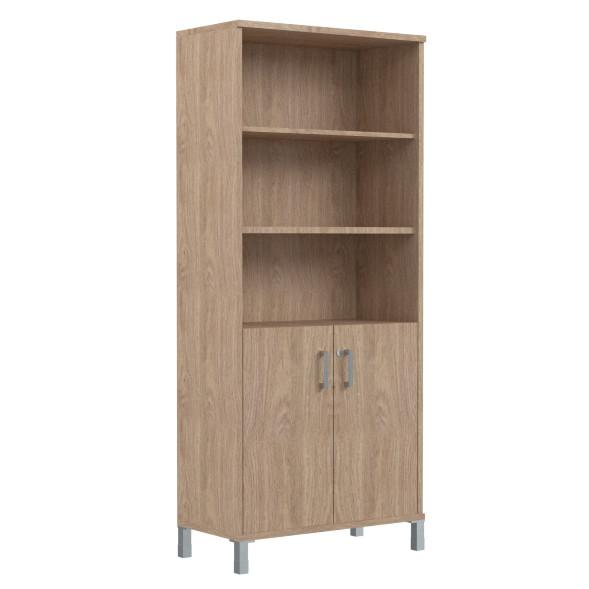 Шкаф высокий с замком в глухих малых дверях B 430.3(RZ) 900х450х2054 BORN в Салехарде 