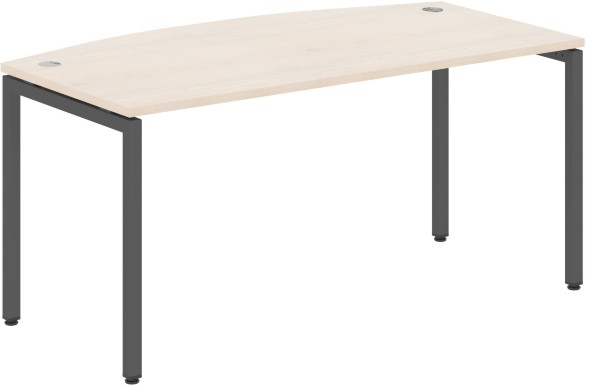 Стол руководителя XSET 169 Бук Тиара/Антрацит 1600х867х750 XTEN-S в Салехарде 