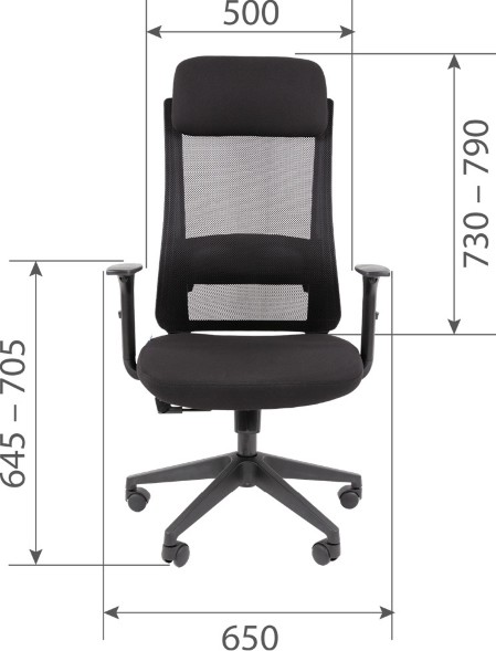 Кресло руководителя CHAIRMAN 500LT TW  в Салехарде 