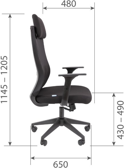 Кресло руководителя CHAIRMAN 500LT TW  в Салехарде 