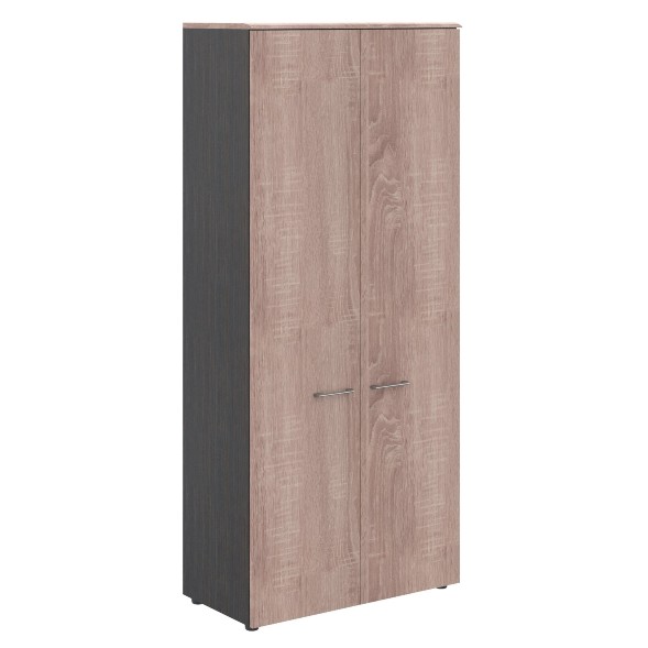 Гардероб WCW 85 Дуб Сонома/Легно темный 856х432х1949 WAVE в Салехарде 