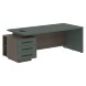 Стол руководителя с тумбой VCT 2290(L) 2200х900х750 VELION в Салехарде 