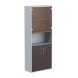 Шкаф комбинированный малыми стеклянными и глухими дверьми СТ-1.4 770*365*1975 I в Салехарде 