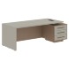 Стол руководителя с тумбой VCT 2290(R) 2200х900х750 VELION в Салехарде 