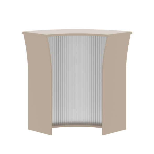 Стойка ресепшн угловая РС-5 /Металлик 935х935х1150 IMAGO в Салехарде 